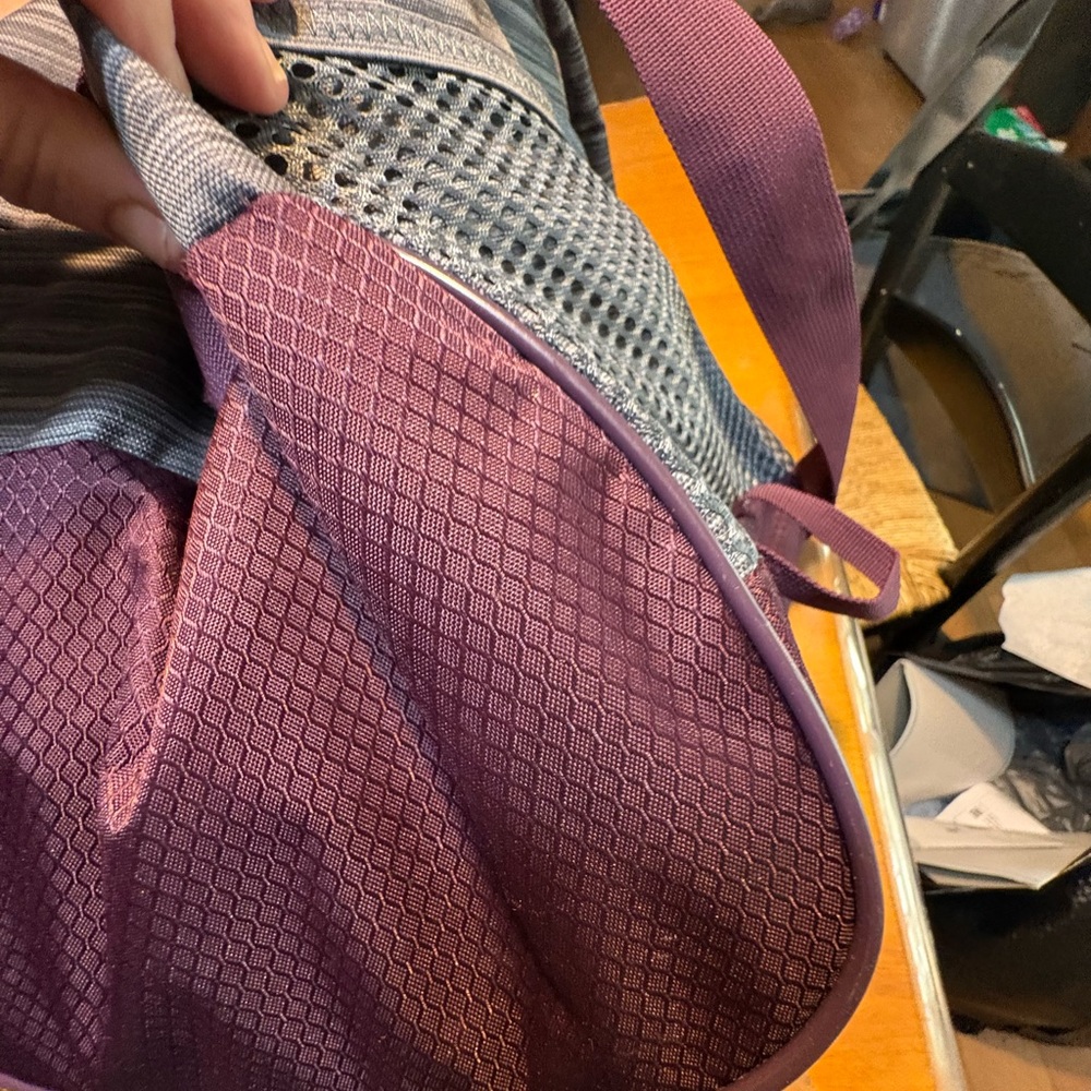 Adidas Squad III duffel bag  purple grey travel - Picture 8 of 15